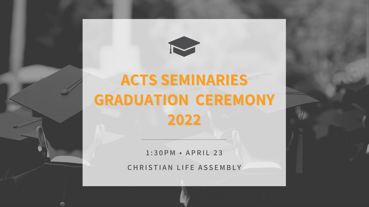 2022 ACTS 졸업식